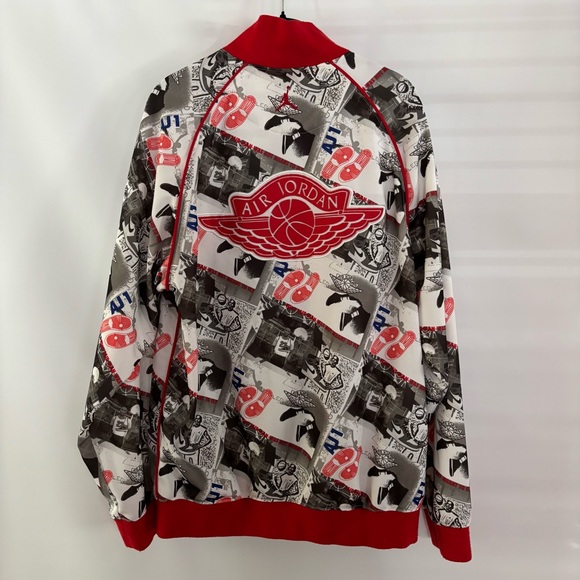Nike Jumpman Vintage Air Jordan 1 Wings Jacket Red, White, Black Size L - Picture 1 of 16
